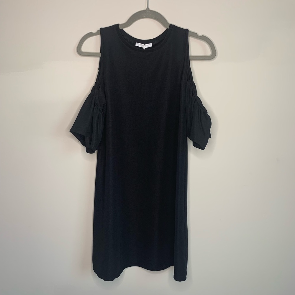 Zara off the shoulder ruffle dress